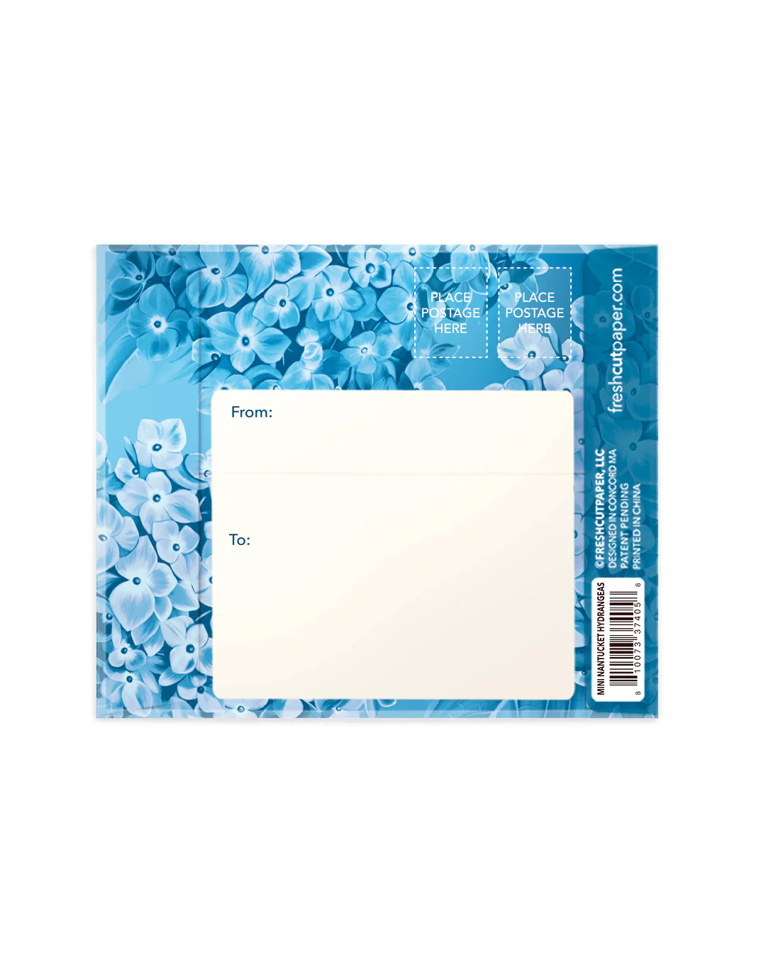 FreshCut Paper - Mini Nantucket Hydrangeas Pop-Up Card - Image 5