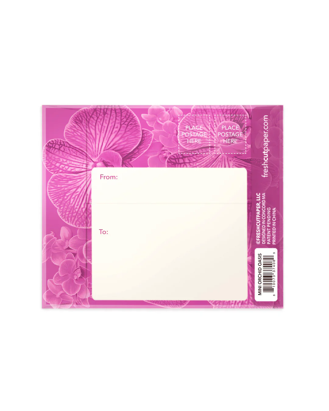 FreshCut Paper - Mini Orchid Oasis Pop-Up Card - Image 6