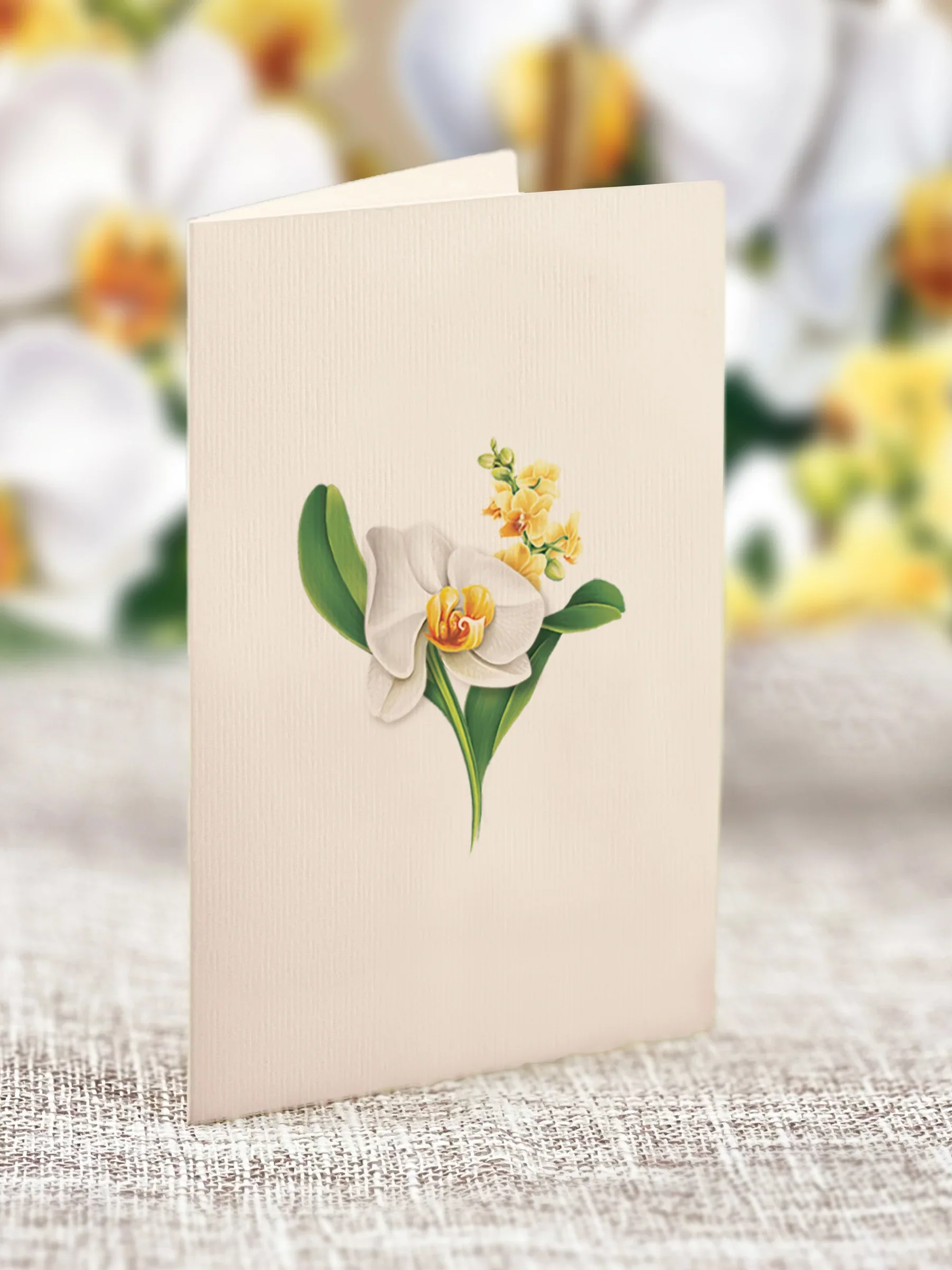FreshCut Paper - Mini Serenity Orchid Pop-Up Card - Image 3