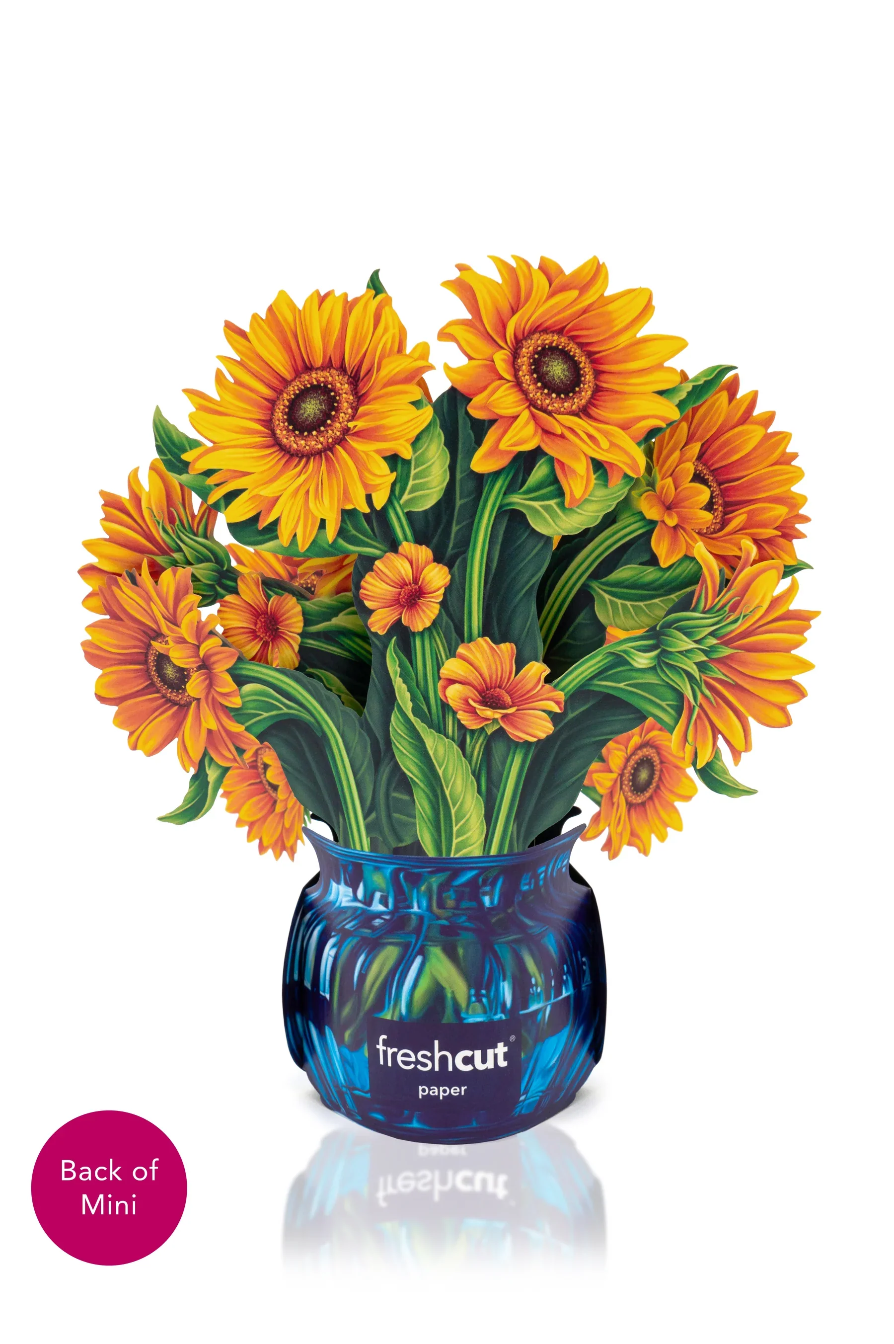 FreshCut Paper - Mini Sunflowers Pop-Up Card - Image 3