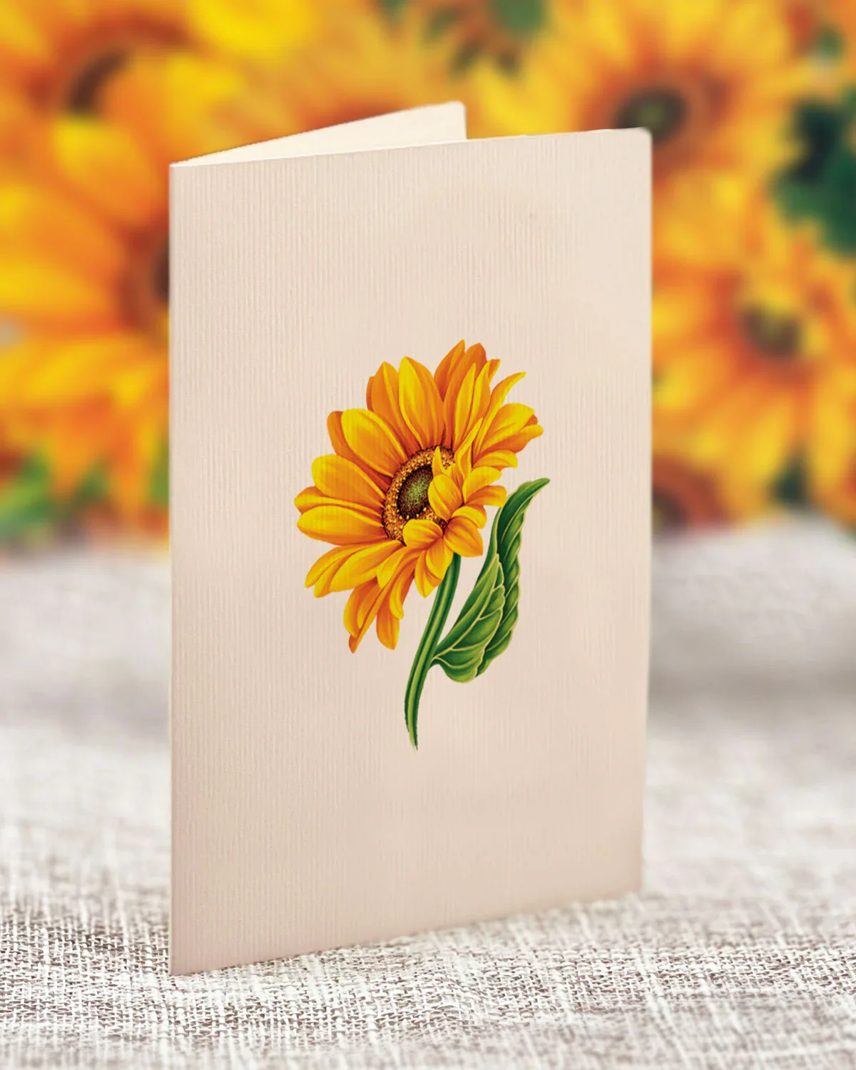 FreshCut Paper - Mini Sunflowers Pop-Up Card - Image 4