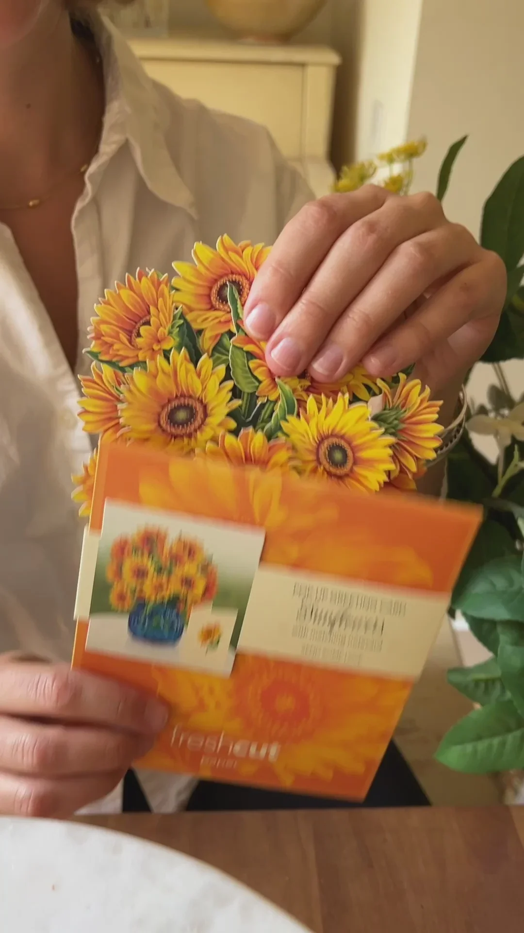 FreshCut Paper - Mini Sunflowers Pop-Up Card - Image 6