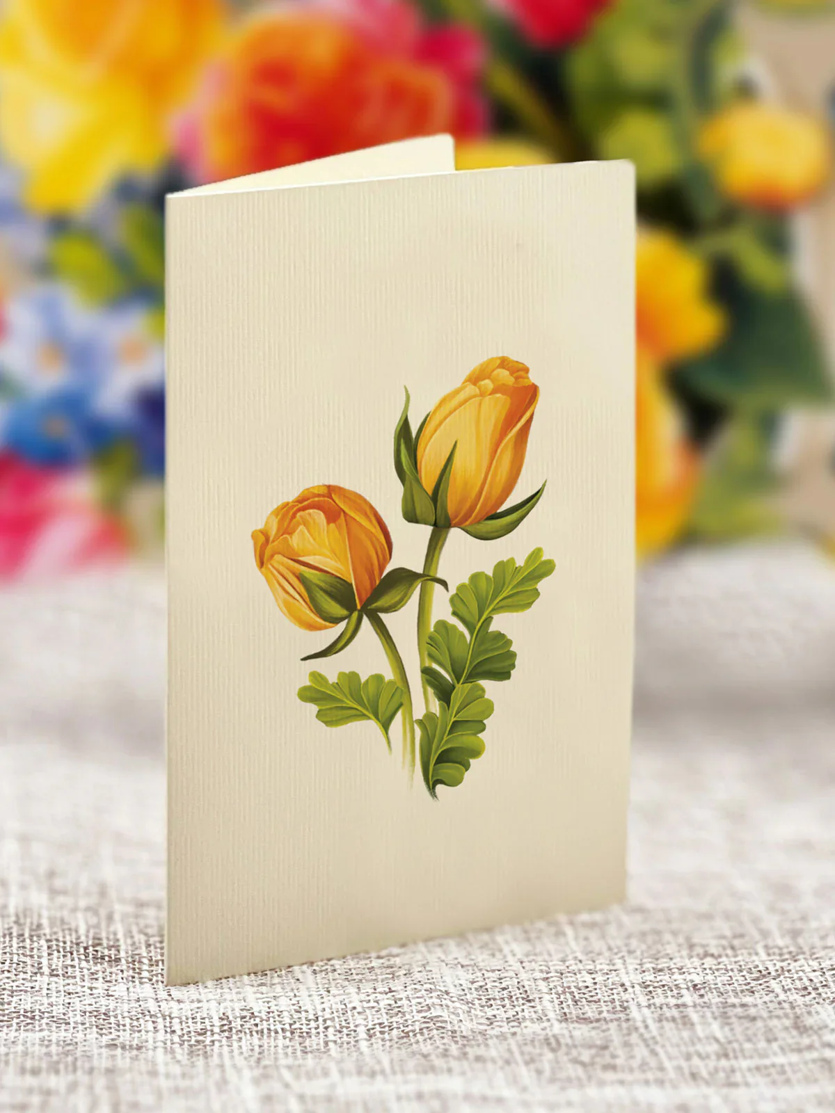 FreshCut Paper - Mini Sorbet Roses Pop-Up Card - Image 4