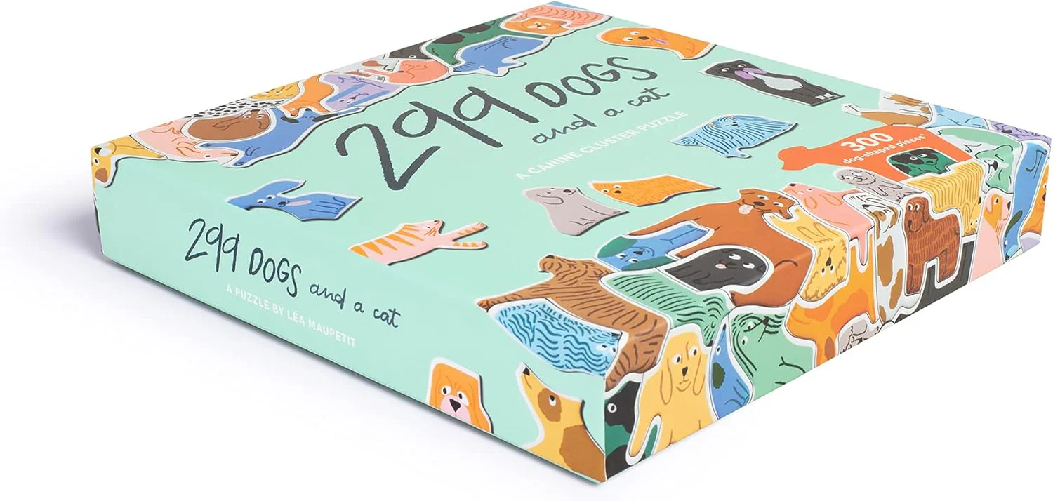 Galison - 299 Dogs (and a Cat) Cluster Puzzle, 300 Piece - Image 3