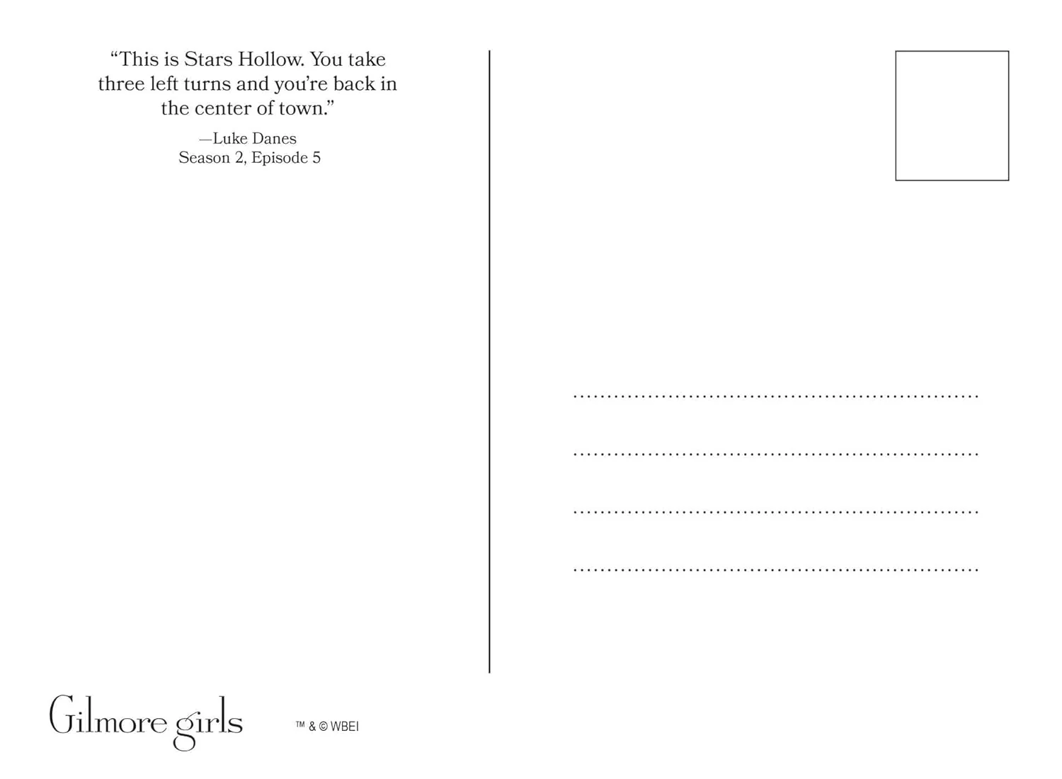 Gilmore Girls: Greetings From Stars Hollow Postcard Coloring Book - Image 6