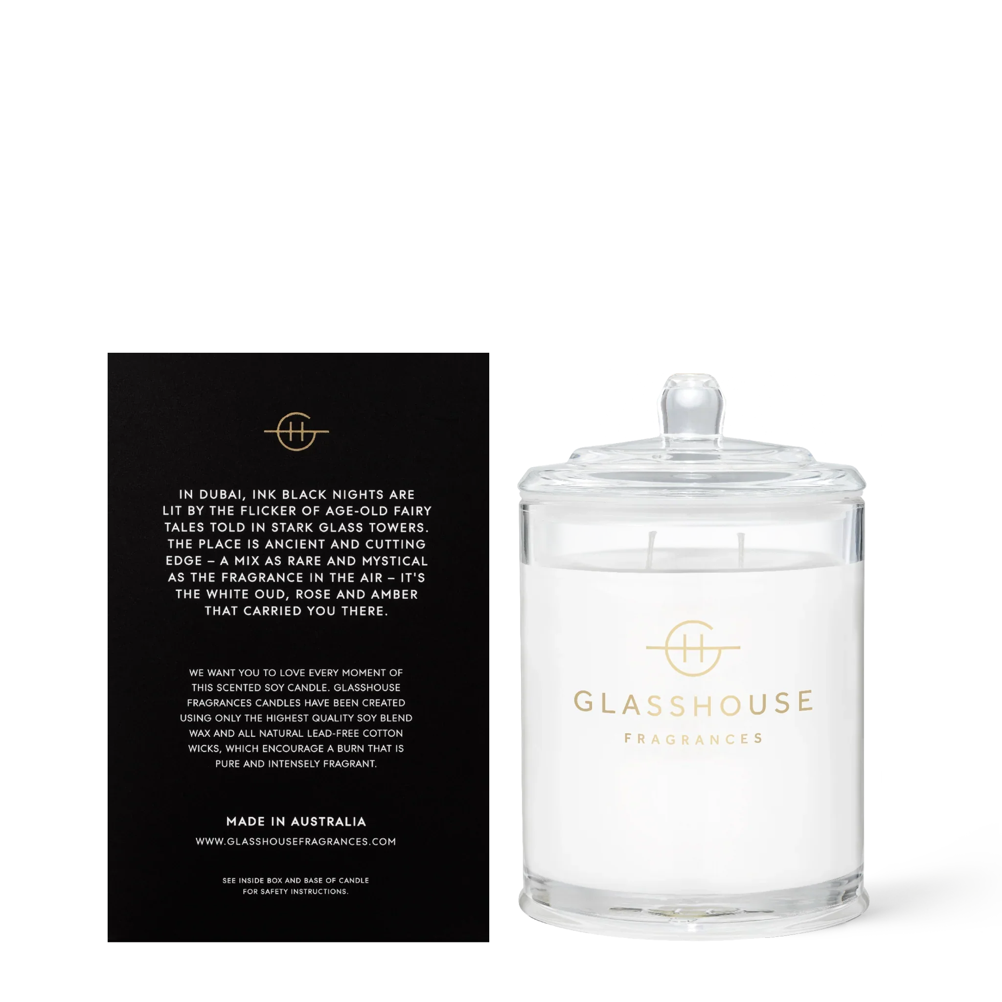 Glasshouse Fragrances - Arabian Nights Triple Scented Candle - Image 3