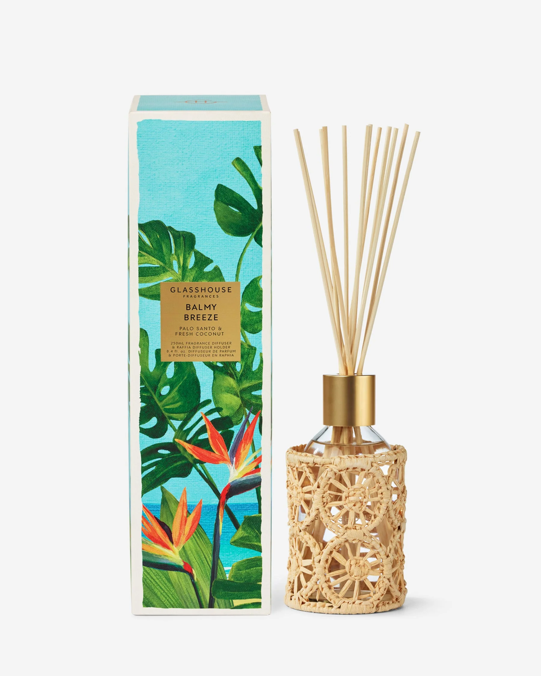 Glasshouse Fragrances - Balmy Breeze Fragrance Diffuser