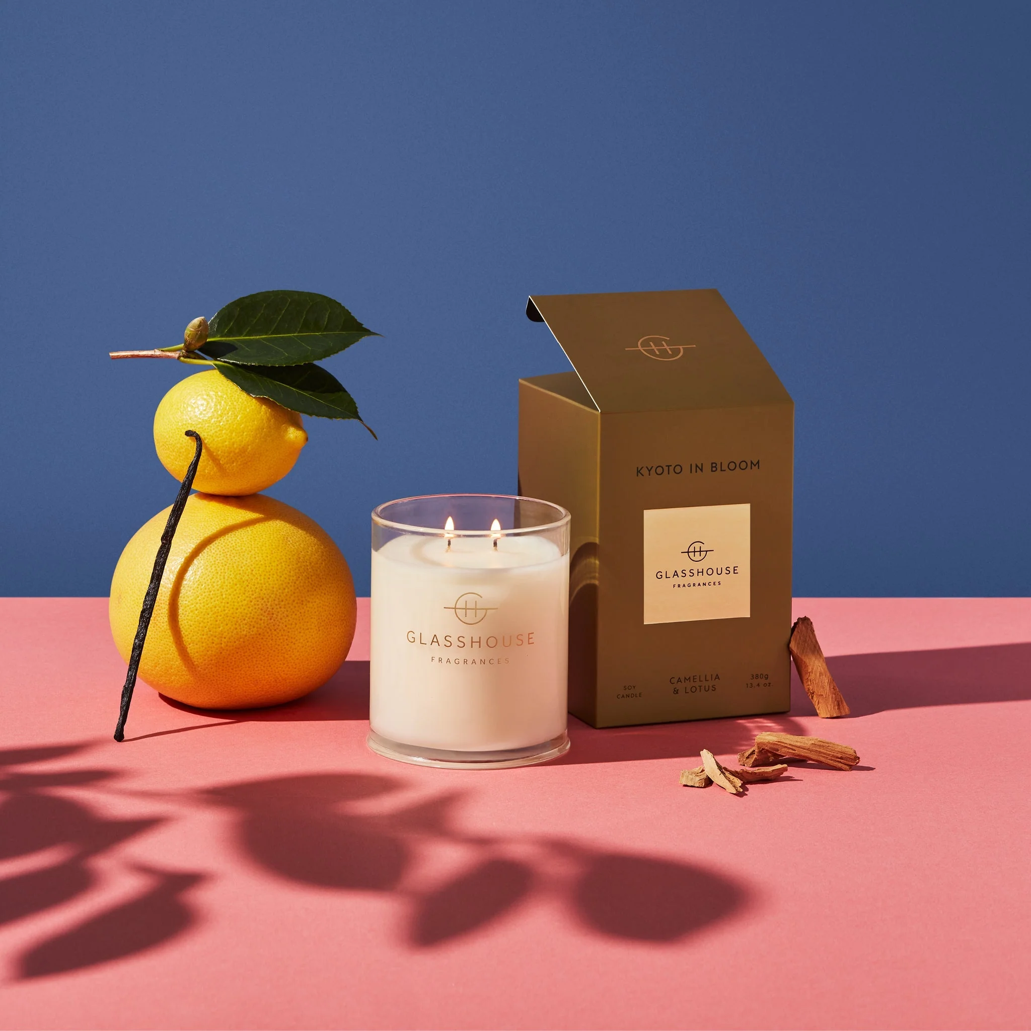 Glasshouse Fragrances - Kyoto In Bloom Triple Scented Candle - Image 2