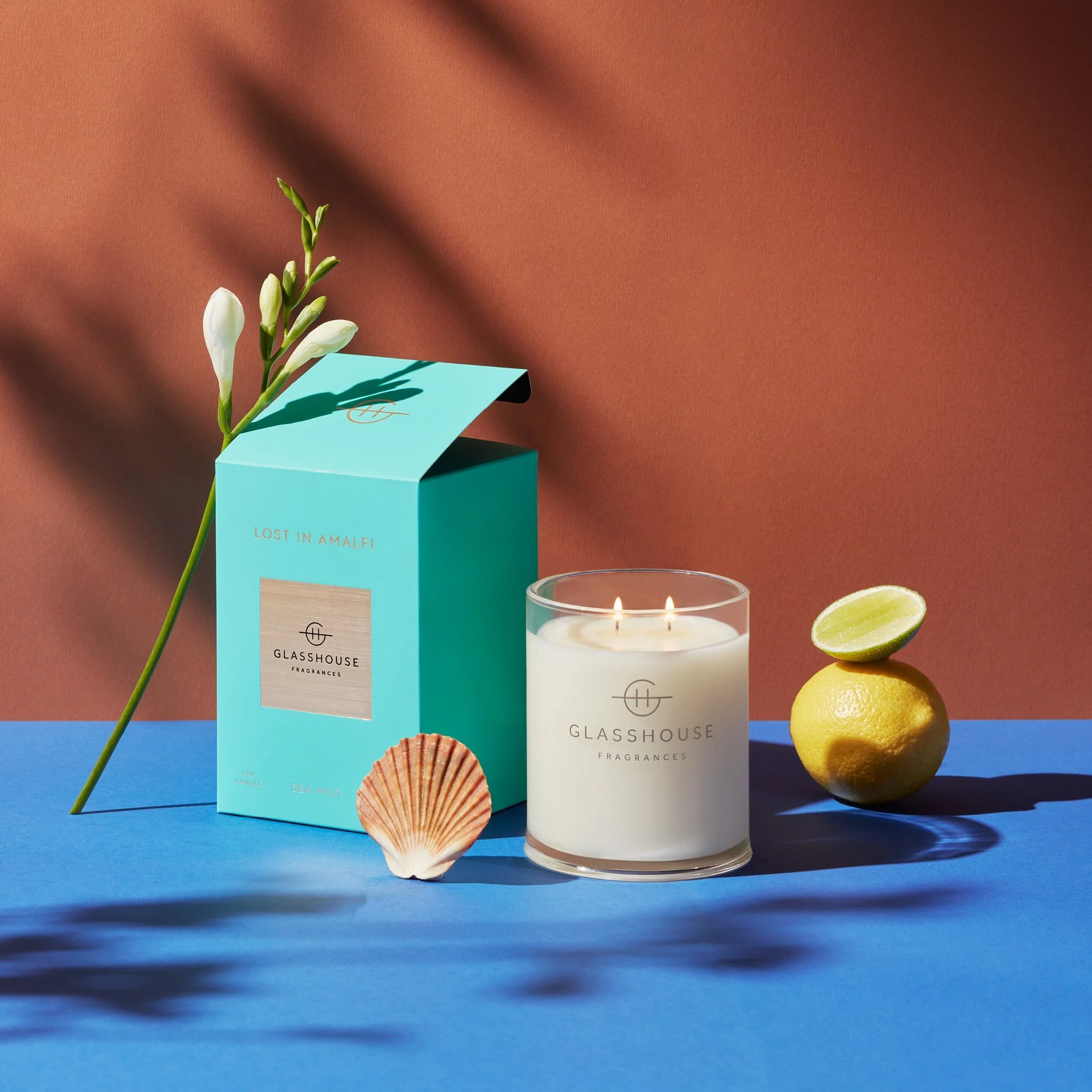 Glasshouse Fragrances - Lost In Amalfi Triple Scented Candle - Image 2