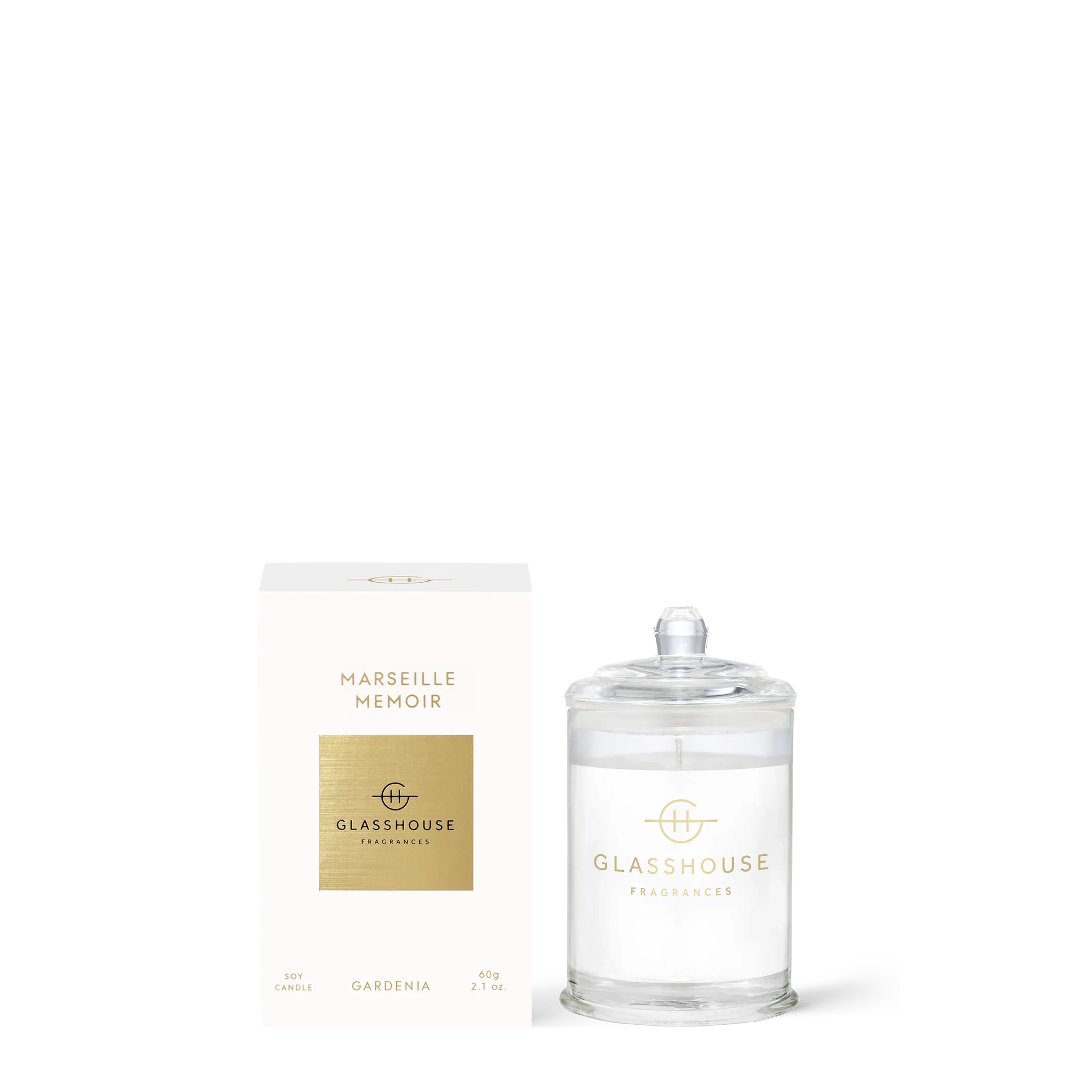 Glasshouse Fragrances - Marseille Memoir Triple Scented Small Candle