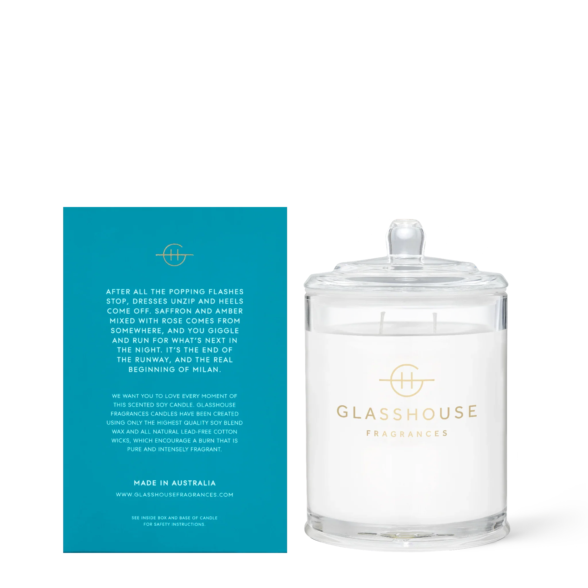 Glasshouse Fragrances - Midnight In Milan Triple Scented Candle - Image 3