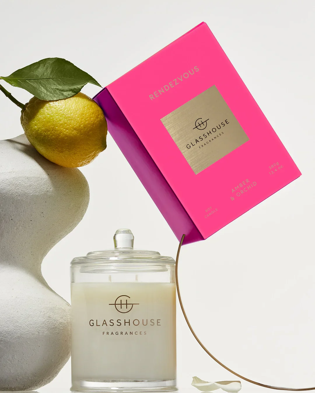 Glasshouse Fragrances - Rendezvous Triple Scented Candle - Image 2