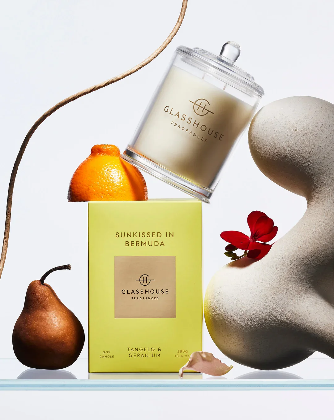 Glasshouse Fragrances - Sunkissed In Bermuda Triple Scented Candle - Image 2