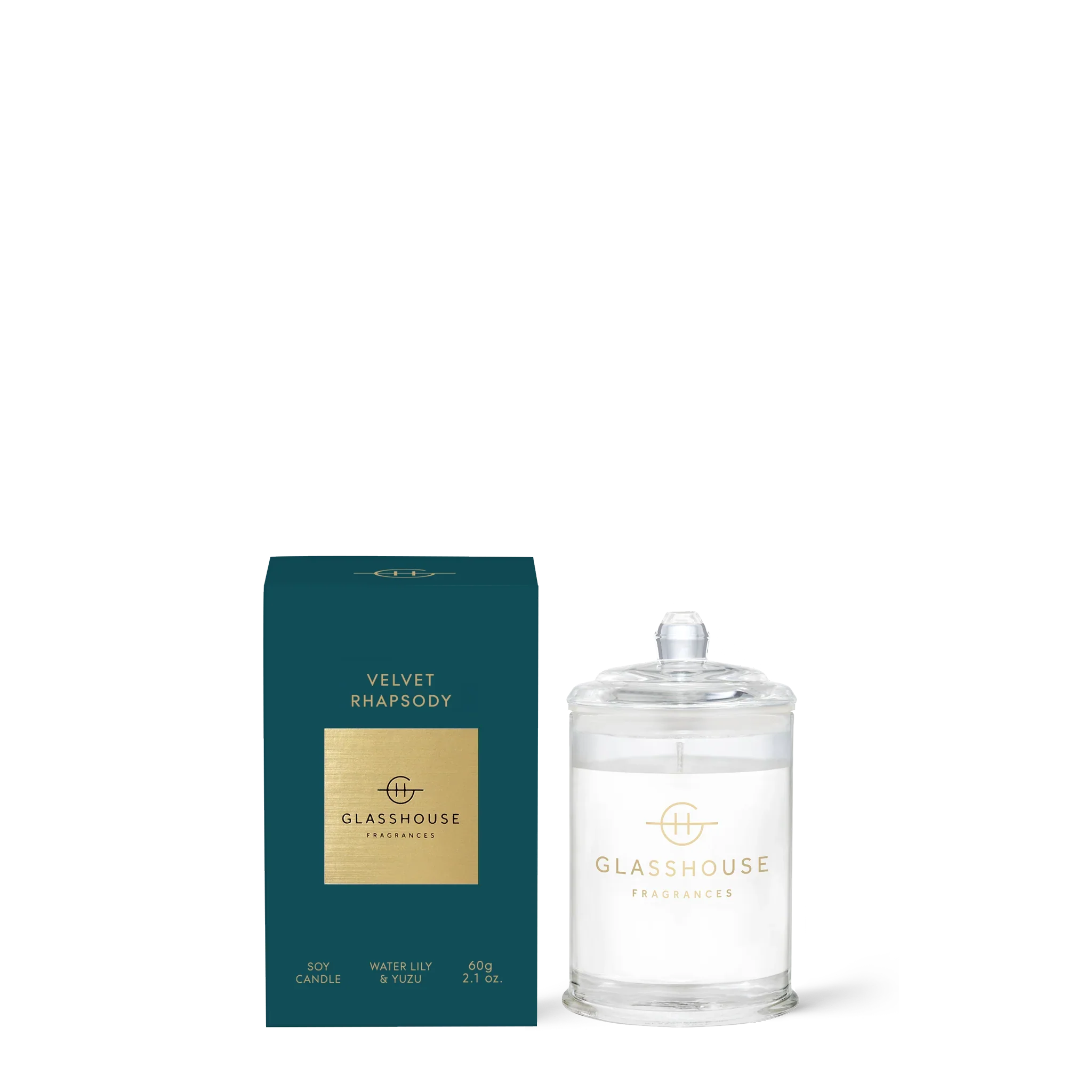 Glasshouse Fragrances - Velvet Rhapsody Triple Scented Small Candle