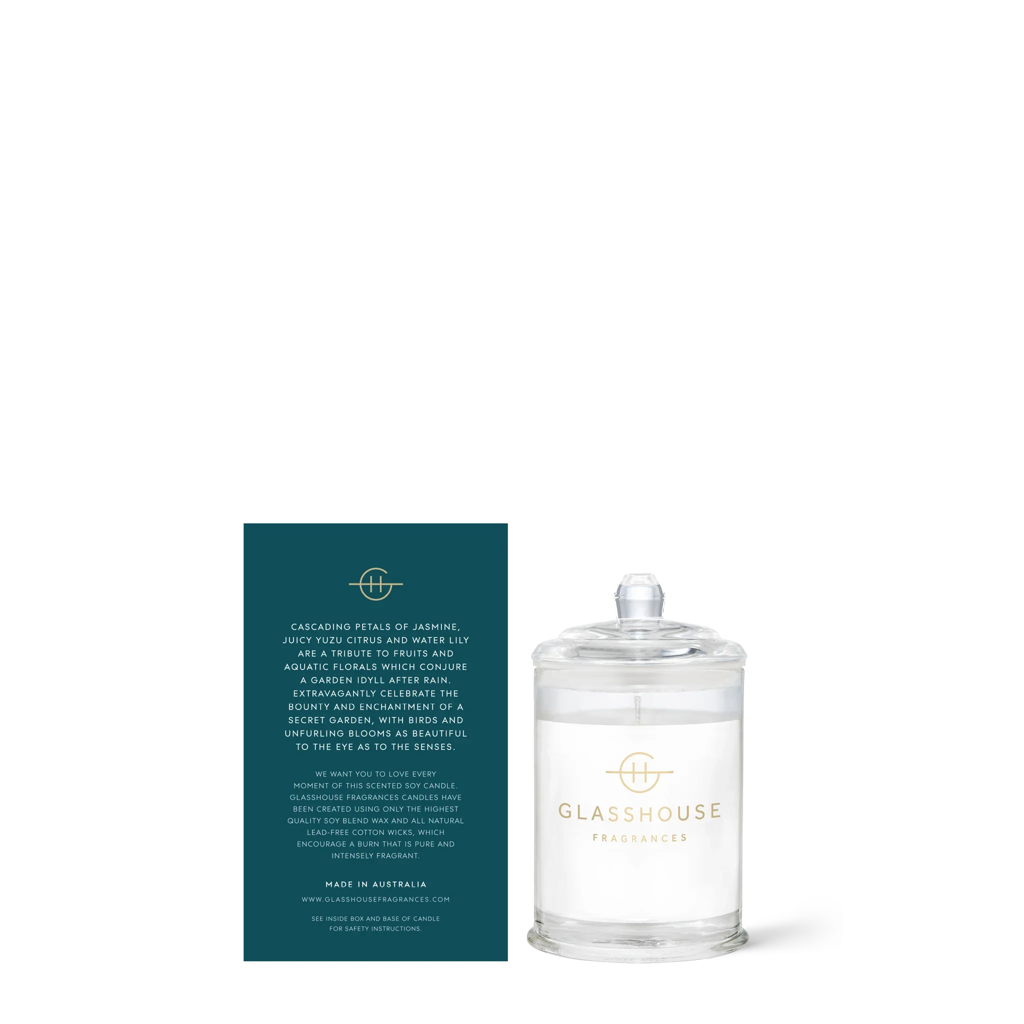 Glasshouse Fragrances - Velvet Rhapsody Triple Scented Small Candle - Image 2