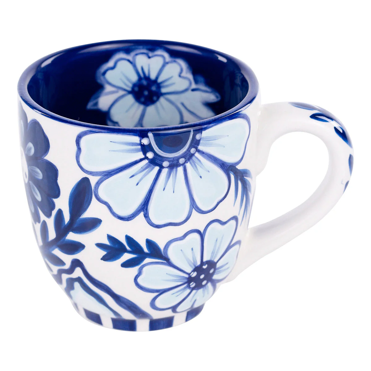 Gloryhaus - Blue & White Flower Mug - Image 2