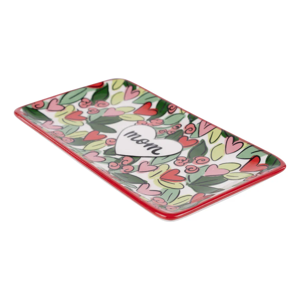 Gloryhaus - Mom Hearts and Flowers Trinket Tray - Image 2