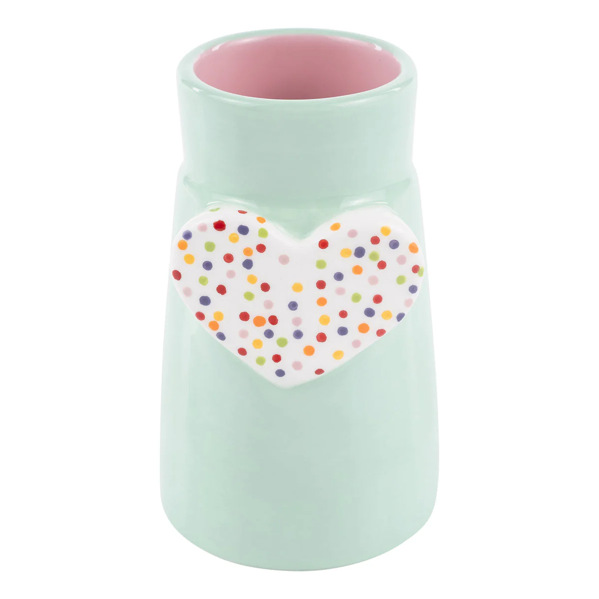 Gloryhaus - Polka Dot Heart Vase