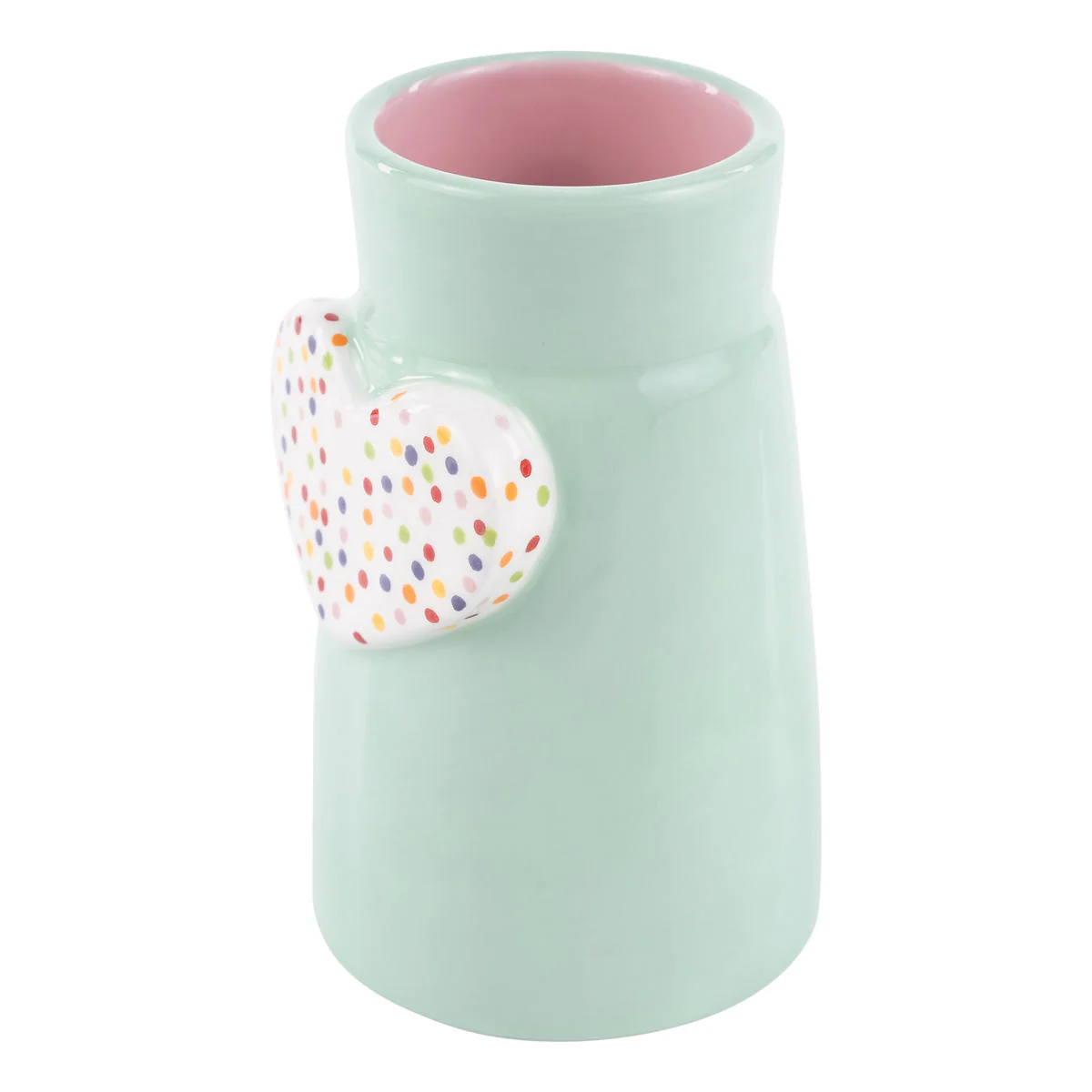 Gloryhaus - Polka Dot Heart Vase - Image 2