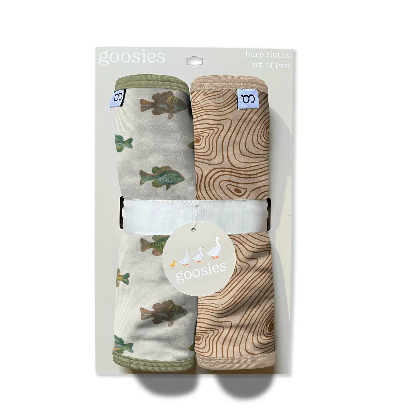 Goosies - Lake Fish Burp Cloths