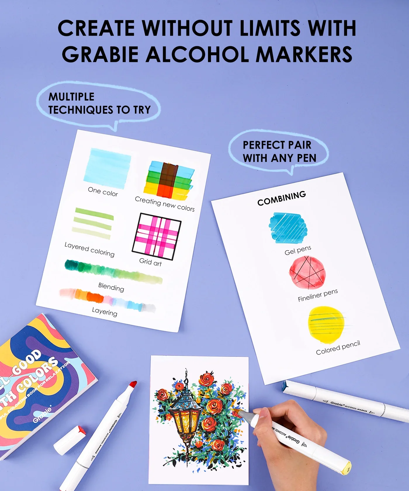 Grabie - Dual-Tip Alcohol-Based Marker Set - Image 7