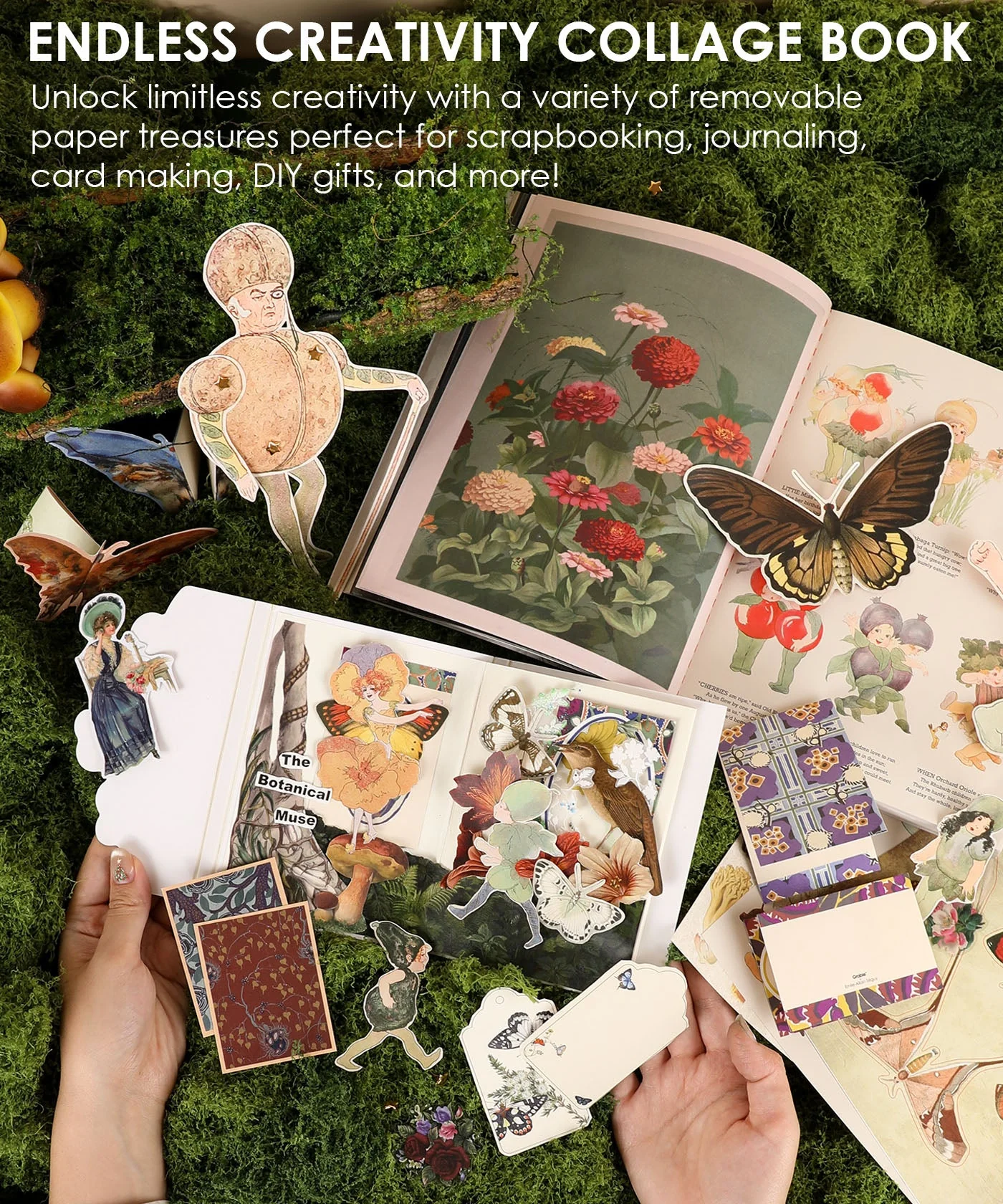 Grabie - The Botanical Muse Collage Activity Book - Image 2