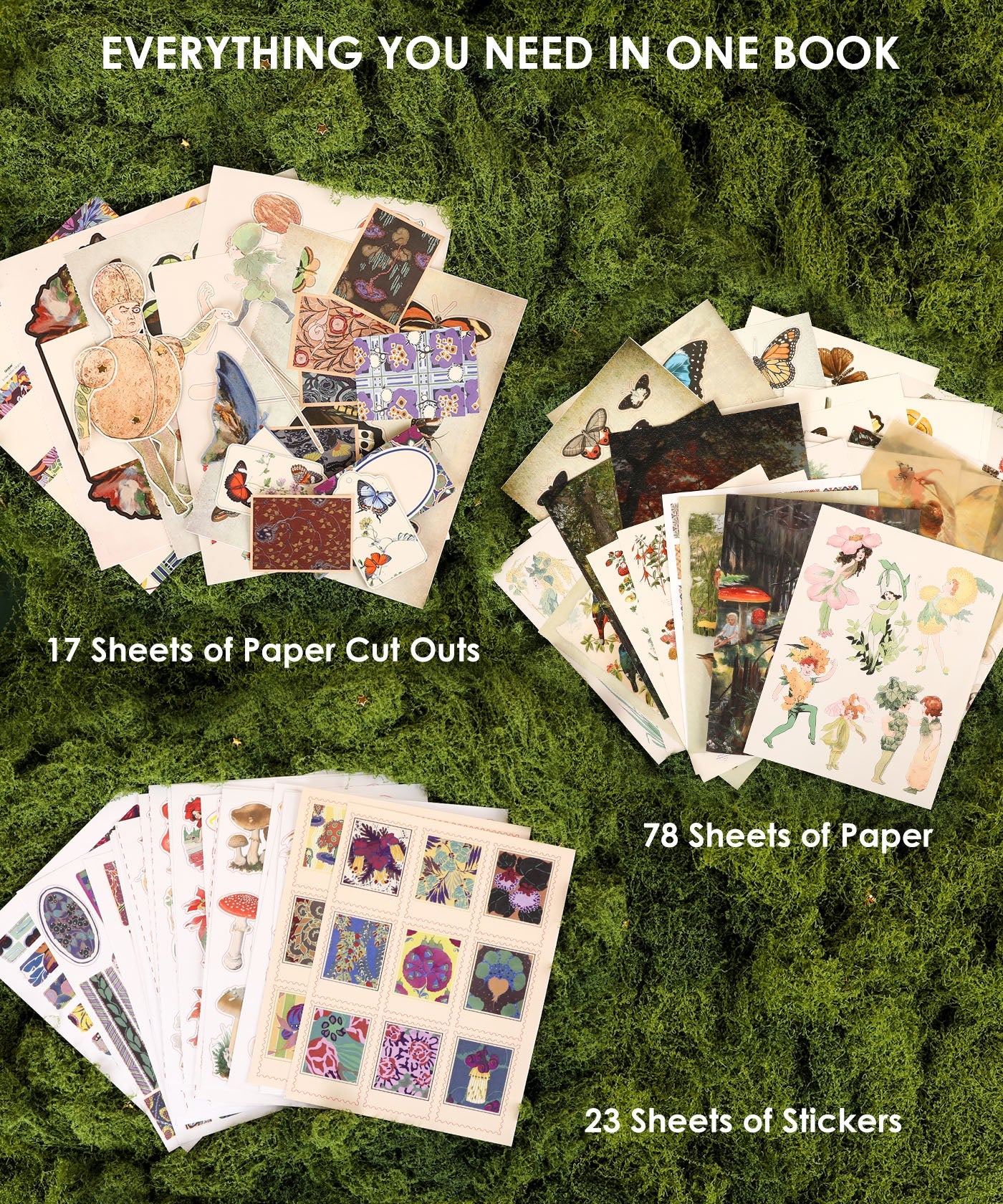 Grabie - The Botanical Muse Collage Activity Book - Image 5