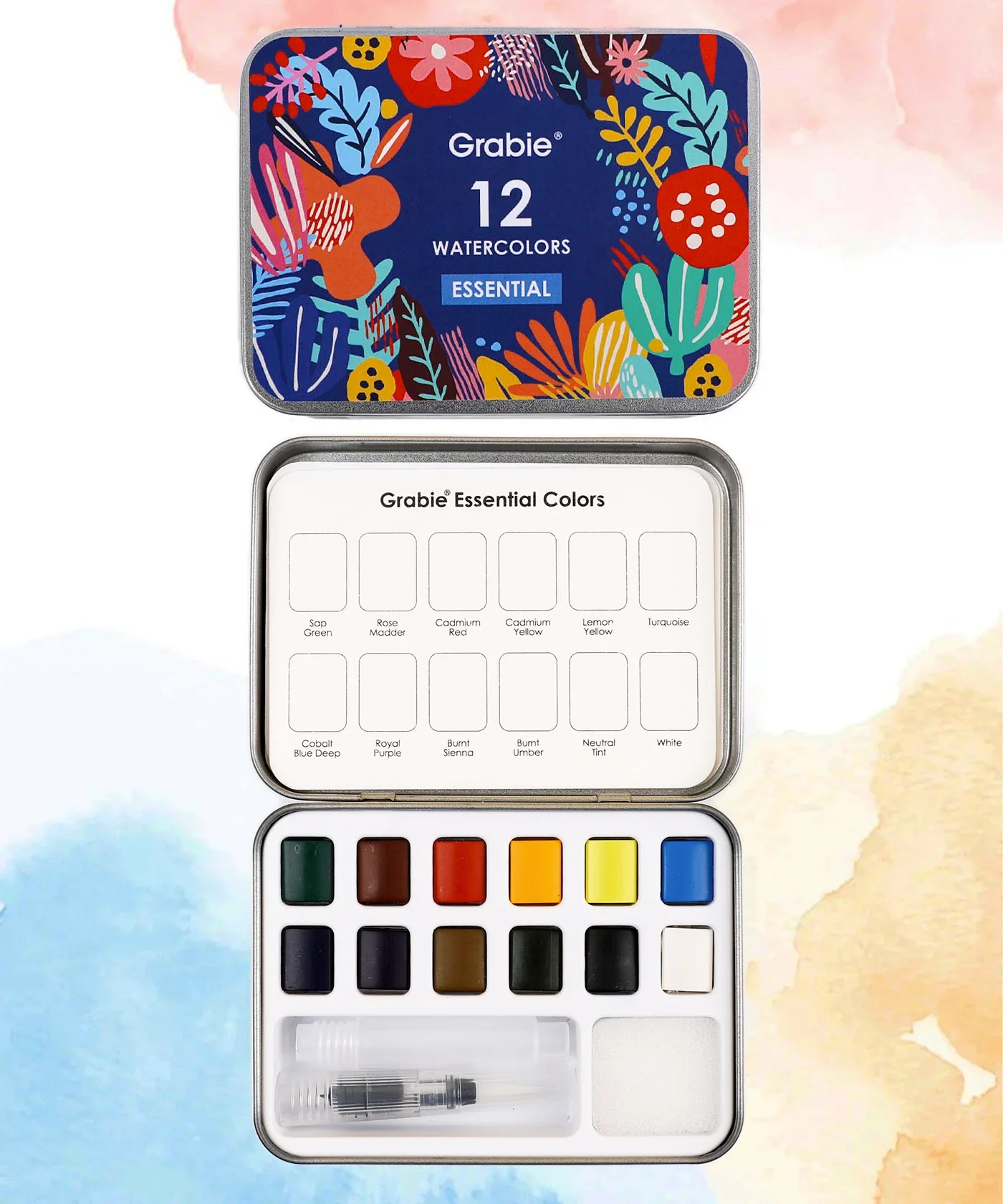 Grabie - Watercolor Pocket Set, Essential Colors - Image 3