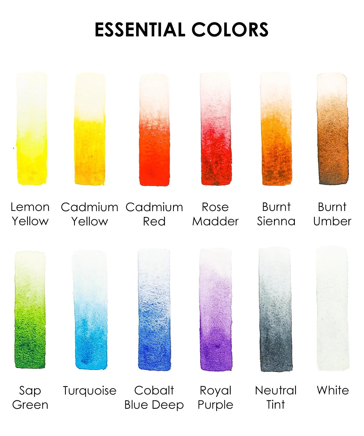 Grabie - Watercolor Pocket Set, Essential Colors - Image 5