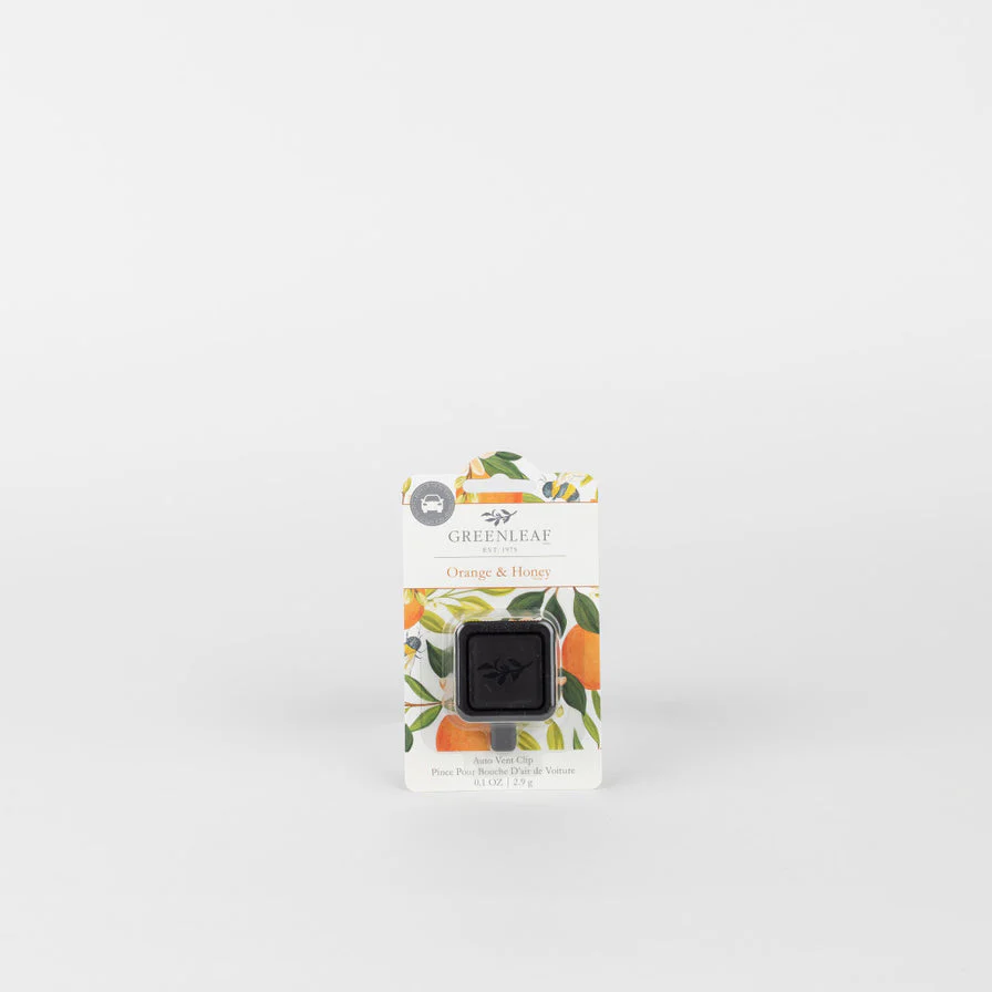 Greenleaf - Orange & Honey Auto Vent Clip