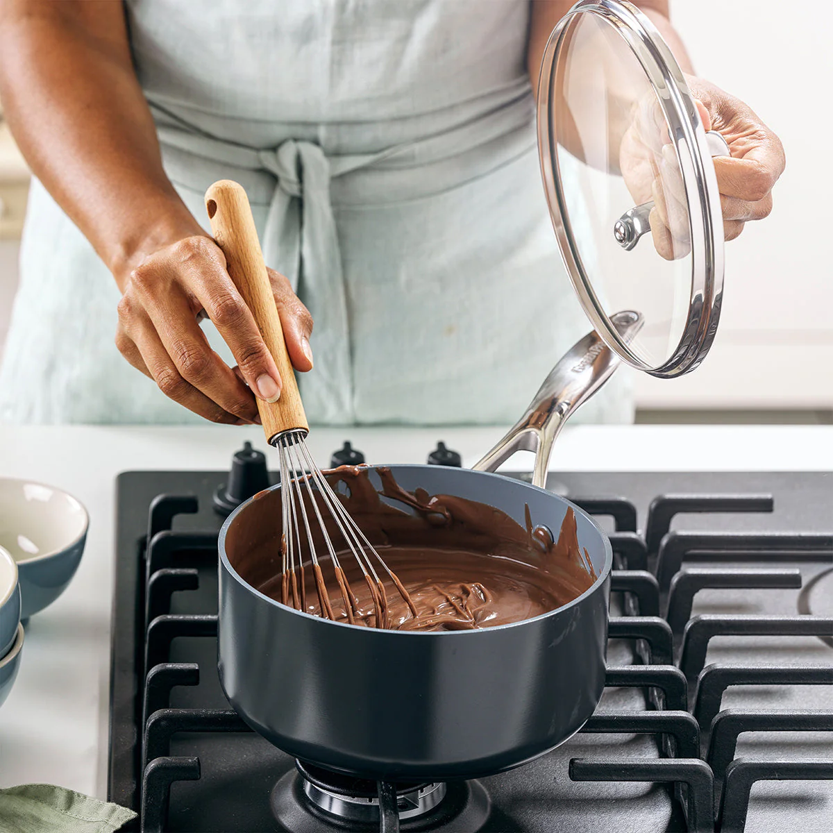 Greenpan - Valencia Pro Nonstick Saucepan, 2 Quart - Image 4