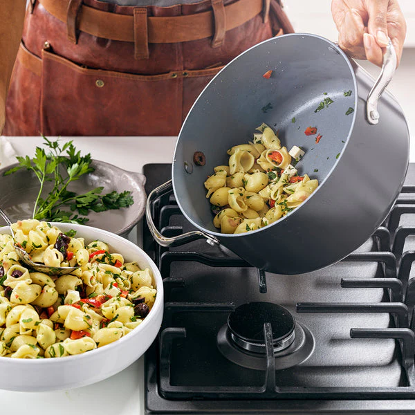 Greenpan - Valencia Pro Nonstick Stockpot, 5.5 Quart - Image 3