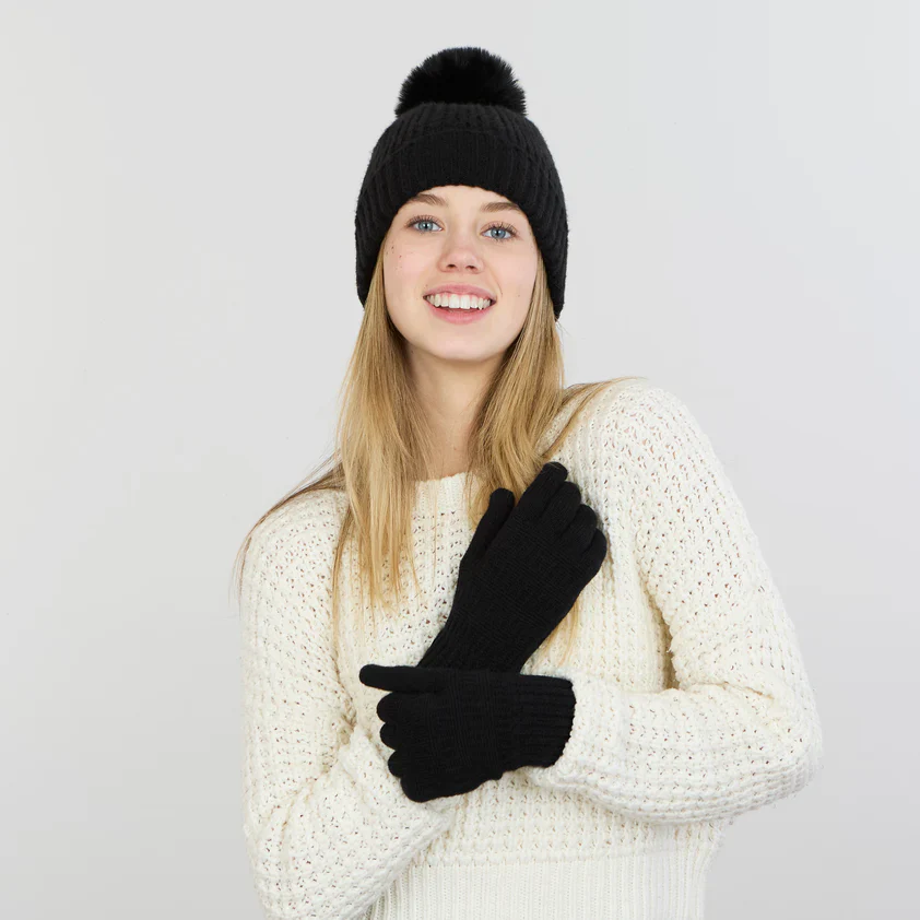 Hadley Wren - Emery Gloves, Black - Image 3