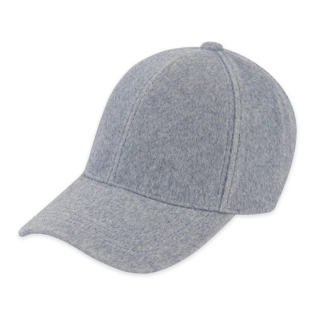 Hadley Wren - Heathered Fleece Ball Cap, Grey