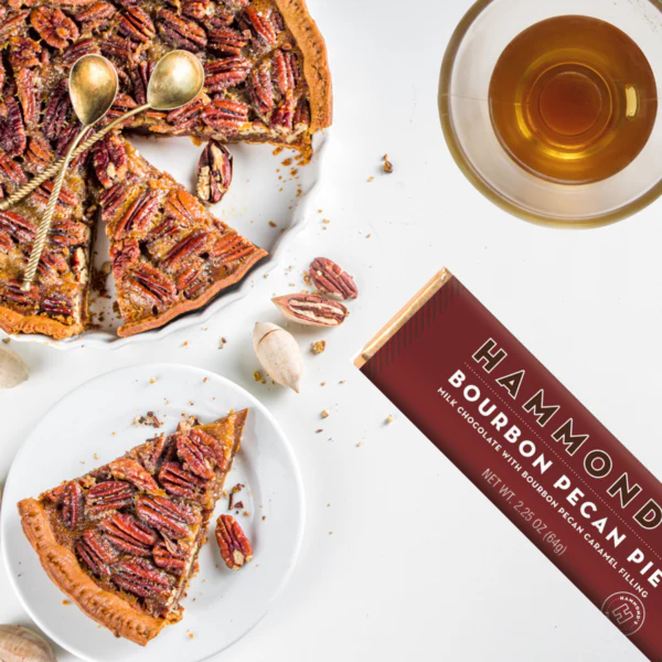 Hammond's Candies - Bourbon Pecan Pie Milk Chocolate Candy Bar