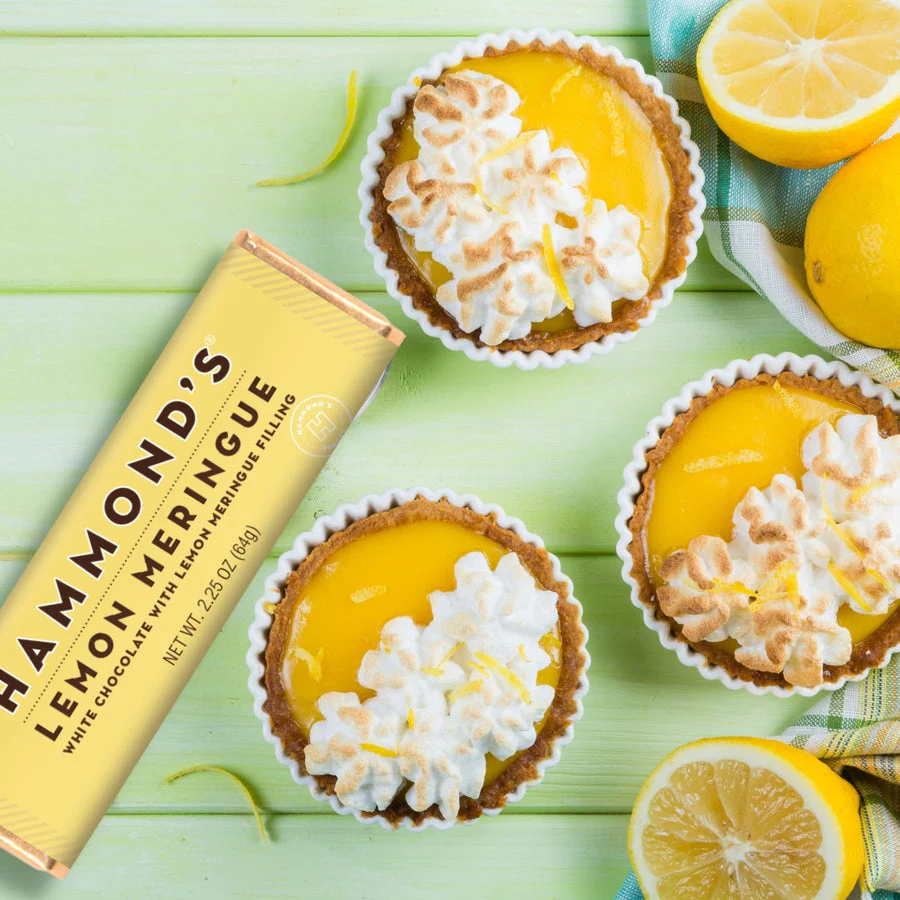 Hammond's Candies - Lemon Meringue White Chocolate Candy Bar