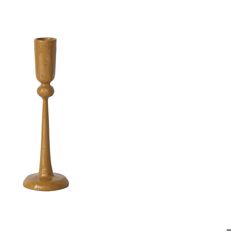 Hazel Mazel - Enameled Taper Candle Holder, Large - Image 3
