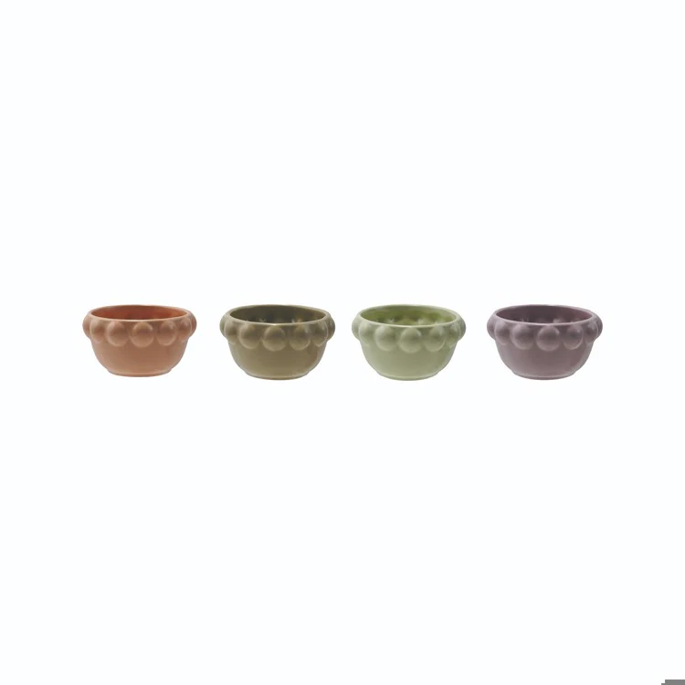 Hazel Mazel - Stoneware Bowl with Bubble Rim - Image 6