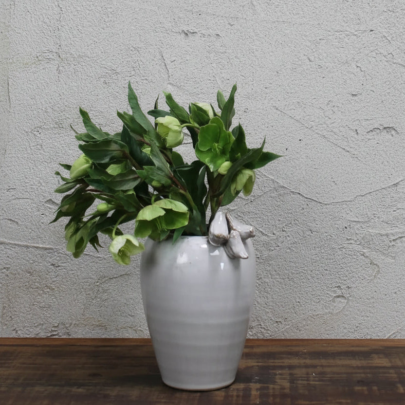 HomArt - Ceramic Vase with Birds on Rim