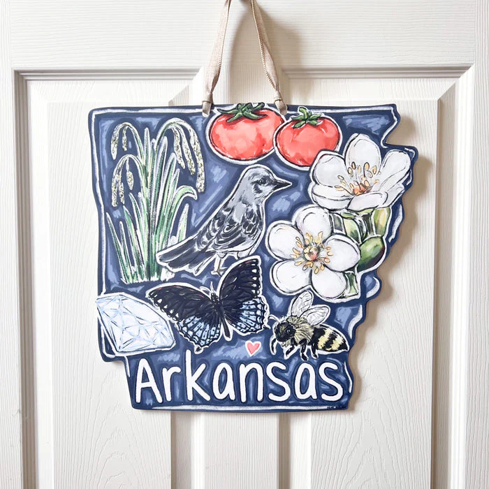 Home Malone - Arkansas State Favorites Door Hanger