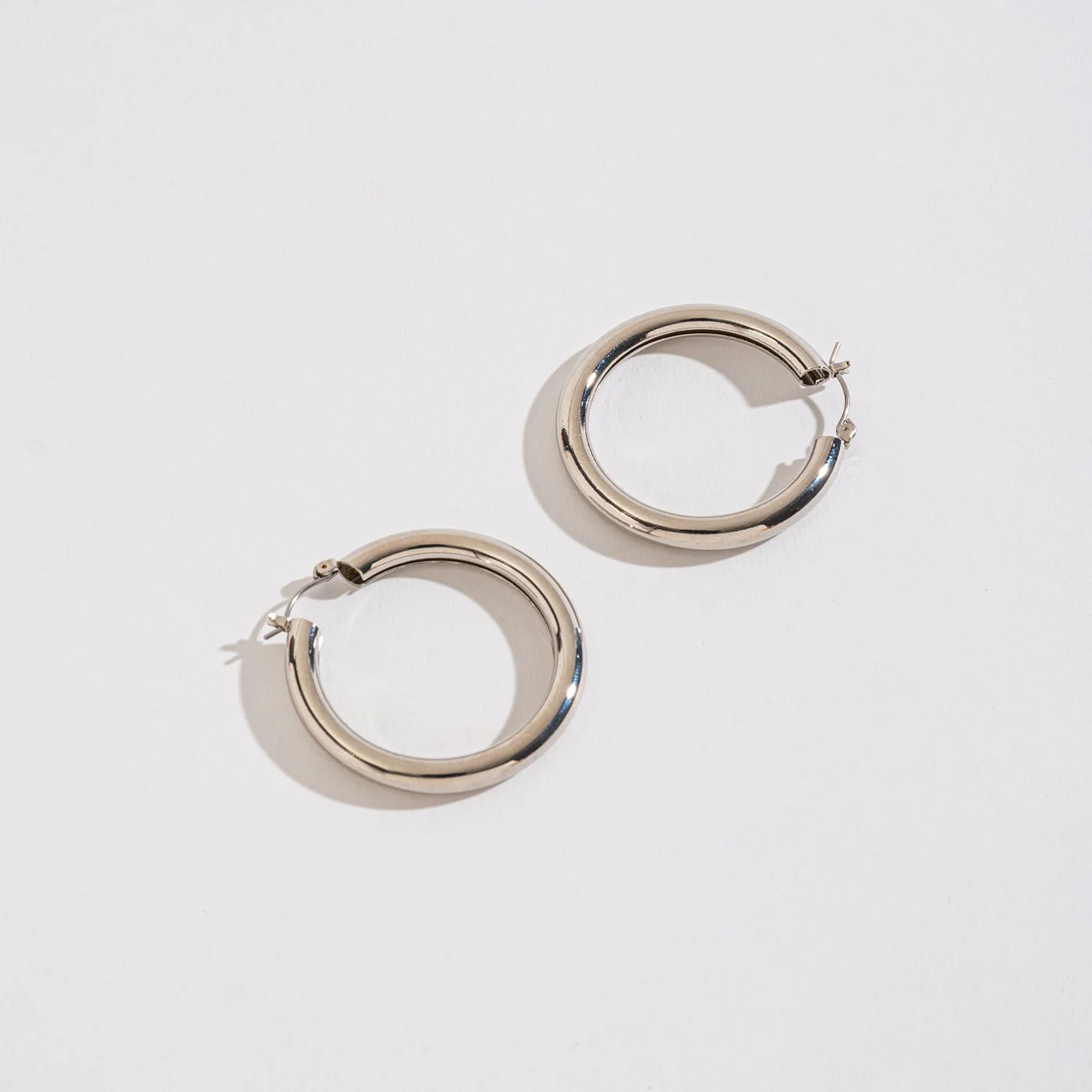 Howard's - Silver Nickle-Free Hoops - Image 5