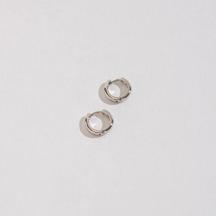 Howard's - Silver Nickle-Free Hoops, Small