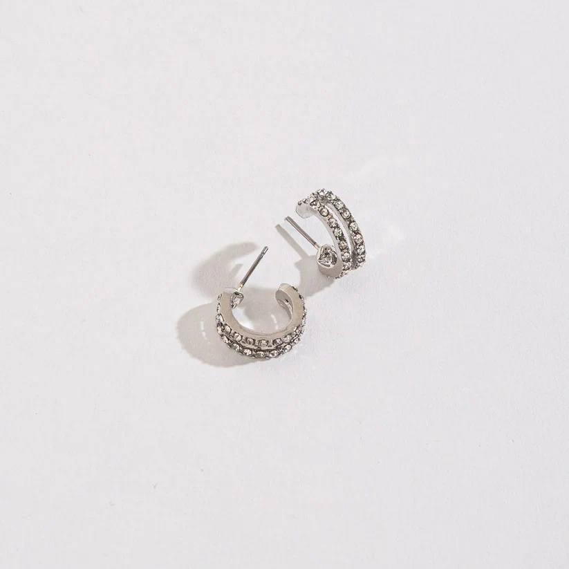 Howard's - Silver Nickle-Free Hoops, Small - Image 7