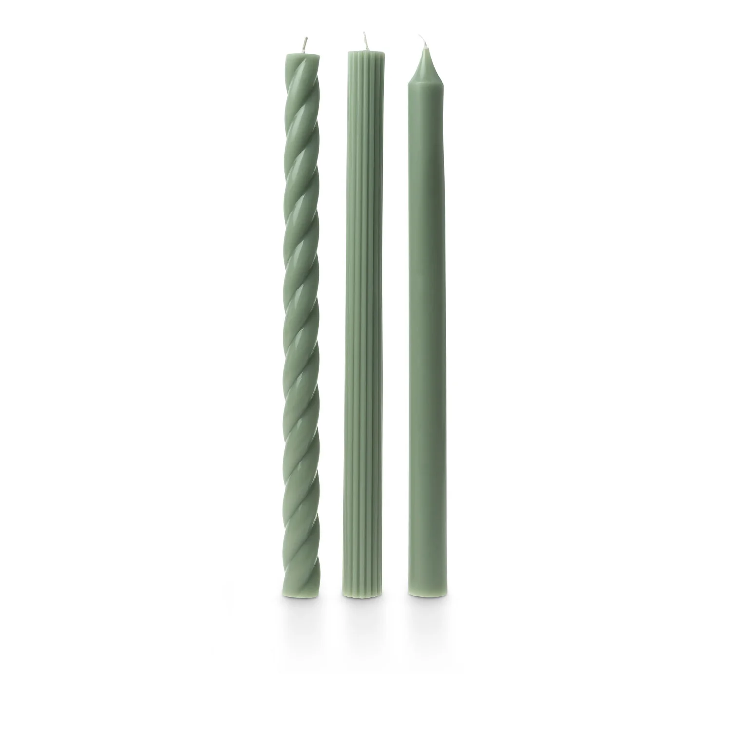 Illume - Assorted Tapers Candles, Sage Green - Image 2