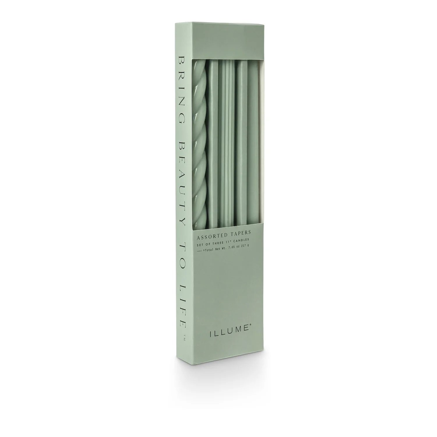 Illume - Assorted Tapers Candles, Sage Green - Image 3
