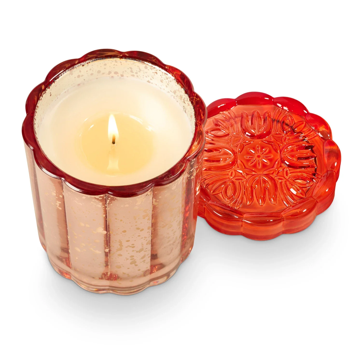 Illume - Blood Orange Dahlia Flourish Glass Candle - Image 3