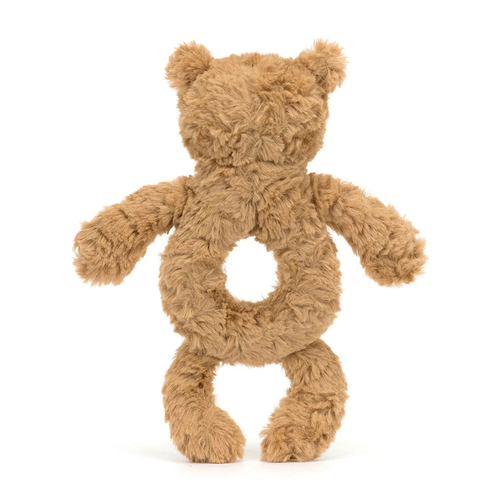 Jellycat - Bartholomew Bear Ring Rattle Plush Toy - Image 3