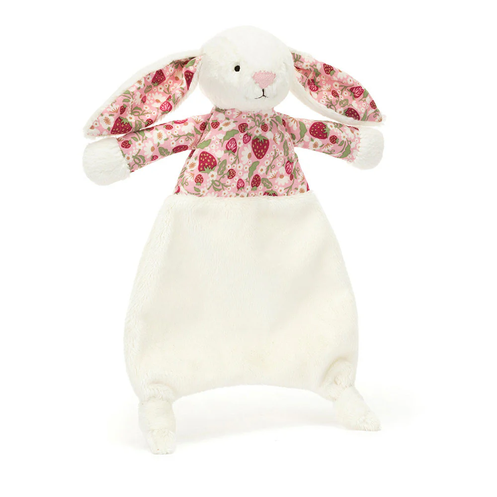 Jellycat - Bashful Bunny Comforter Plush Toy, Berry