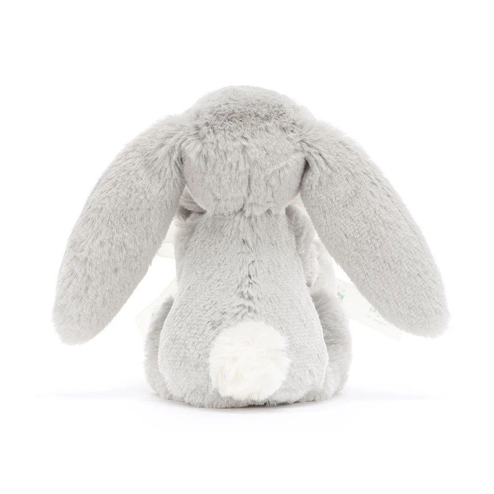 Jellycat - Bashful Bunny Soother Plush Toy, Silver - Image 3