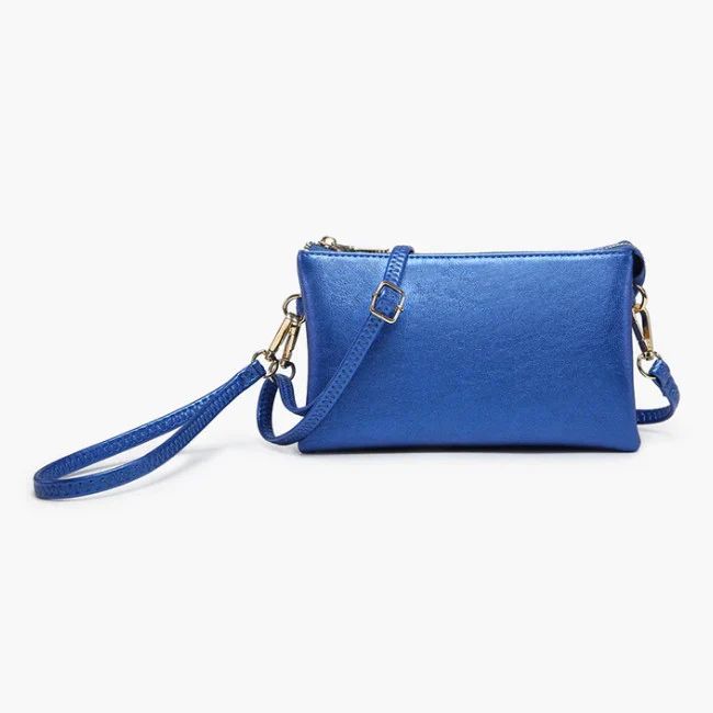 Jen & Co - Christine Wristlet/Crossbody, Blue Agate